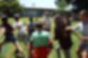 Children playing with GSF Foundation volunteer