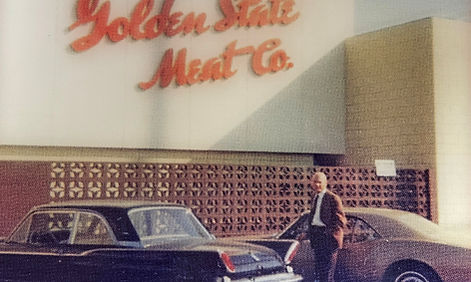 Historical Photo of Bill Moore outside of GSF building