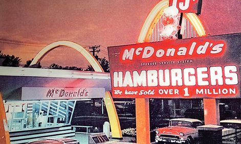 Historical Photo of McDonald's Restaurant