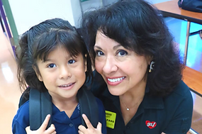 GSF Foundation Volunteer with Student 